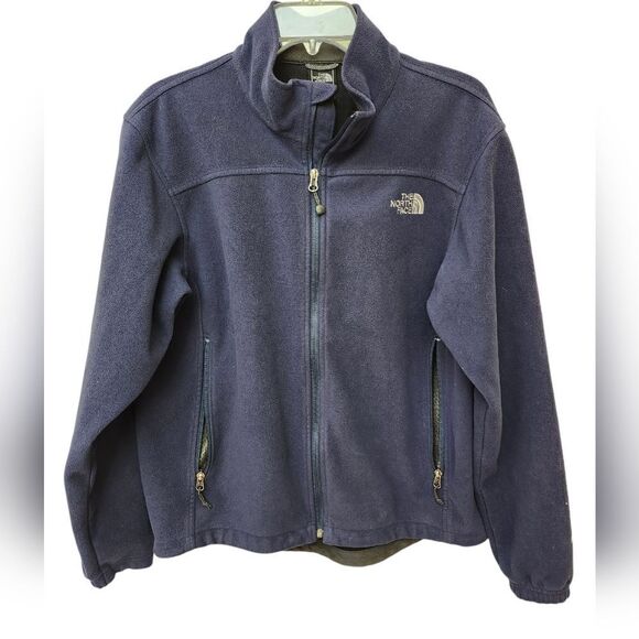 The North Face‎ Windwall Navy Blue full zip jacket Size Medium casual Activewear - Picture 2 of 10